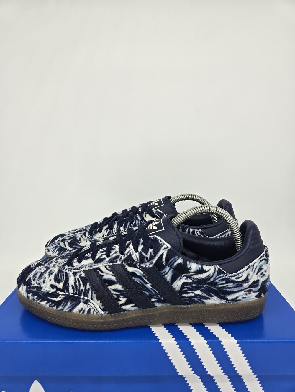 Adidas Samba OG Women's Night Indigo Off White Sneakers IH9023 Size 6 NWT - Picture 2 of 9